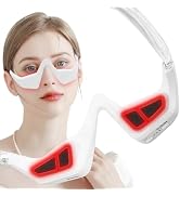 CNBHEABY Under-Eye Red Light Therapy Device, 2 Modes Beauty Glasses Device with Eye Massage