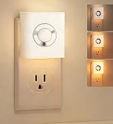 JKHTBDM 2 Pack LED Night Lights Plug Into Wall,4000K Soft White 0.7W Motion Sensor Night Light,LE...