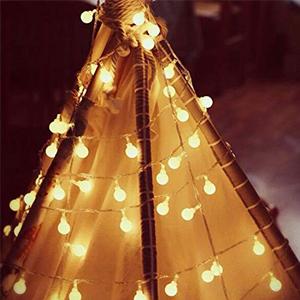 teepee string lights