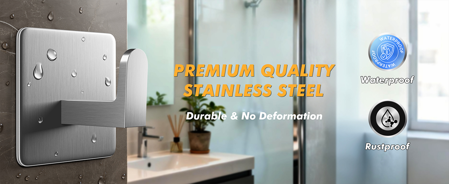 Stainless steel hook, waterproof and rustproof, durable and no deformation for long-term use