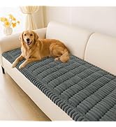 hyha Couch Covers for Dogs Washable, Non Slip Plush Dog Sofa Protectors, Fuzzy Pet Couch Covers f...