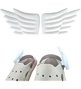 LZDICITARU Wings for Shoes|1 Pair White Angel Wings Shoe Accessories|Cute and Stylish for Teens,M...