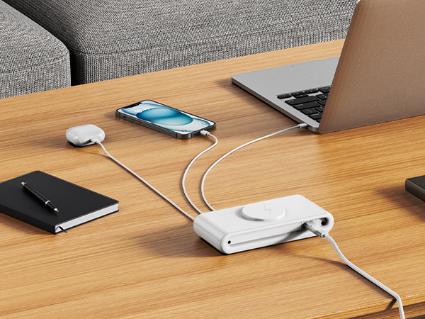 USB charging station for living room