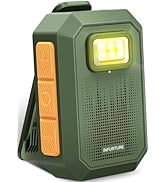 INFURTURE Wearable Bluetooth Speaker IP67 Waterproof Clip on Speaker, Shower Speake/Clean Sound/S...