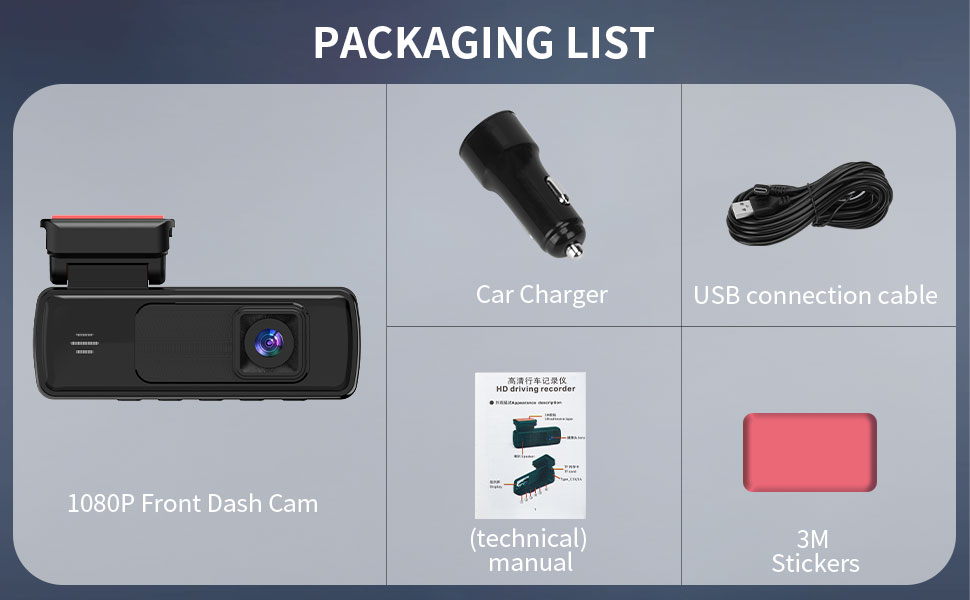 PACKAGING LIST