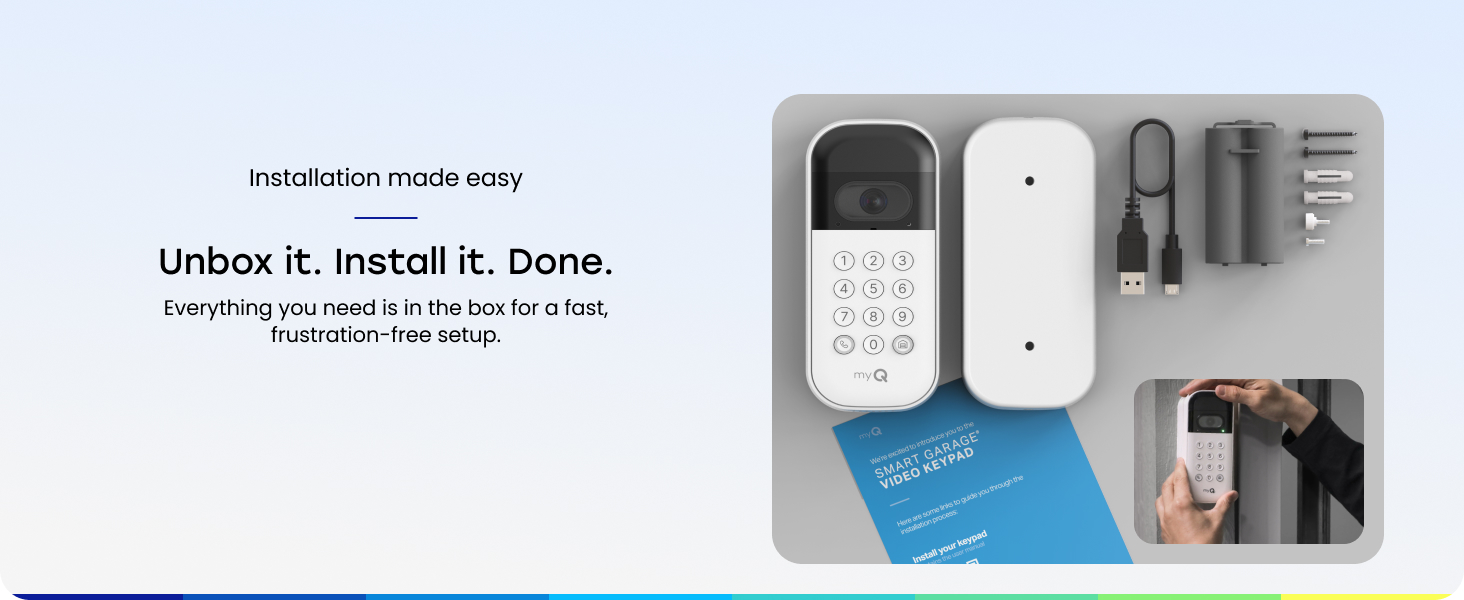 Unbox it. Install it. Done.