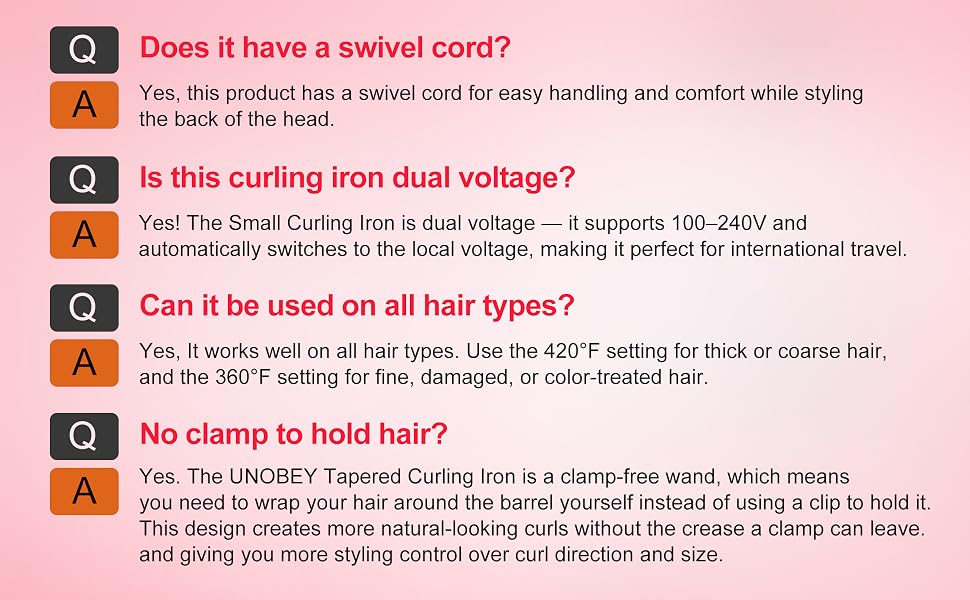 1-Inch Ceramic Curling Iron