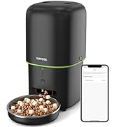 Yuposl Dog Treat Dispenser with 5G WiFi - Cat Dry Food Dispenser Dual-Band WiFi APP Control for R...