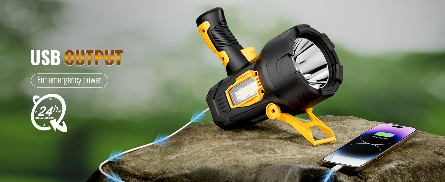 rechargeable spotlights handheld