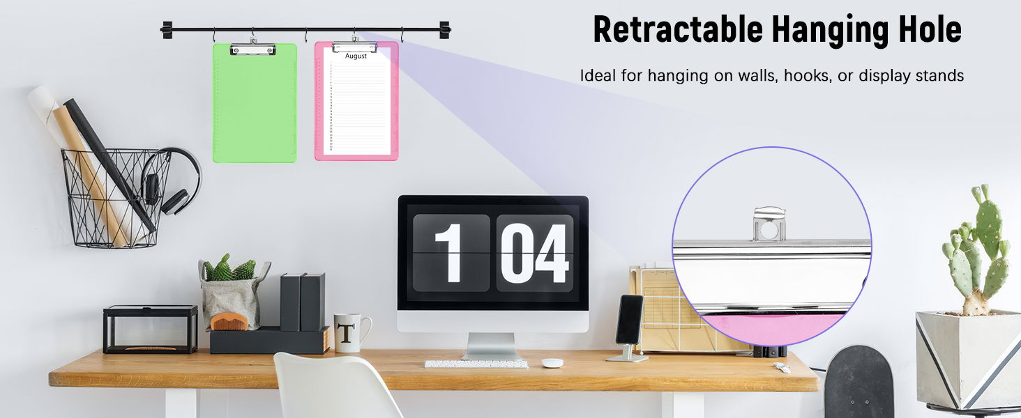 Retractable Hanging Hole