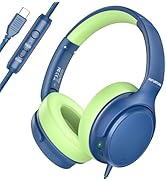 INFURTURE Noise Cancelling Headphones for Kids, USB C Kids Headphones for School, Student Headpho...