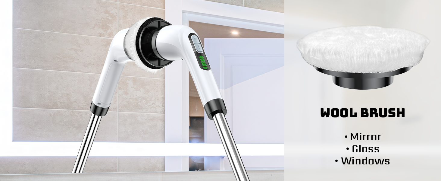 electric rotating cleaning brush spinning scrubber brush for cleaning apartment essentials