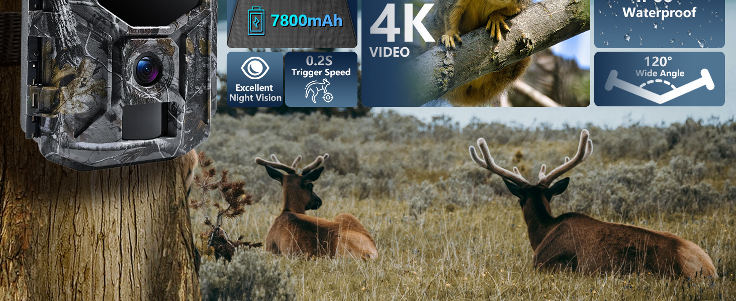 Solar Trail Camera 4K