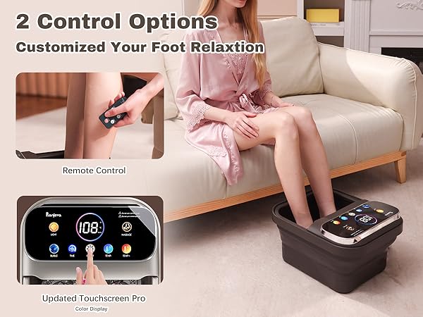 foot spa bath with heat