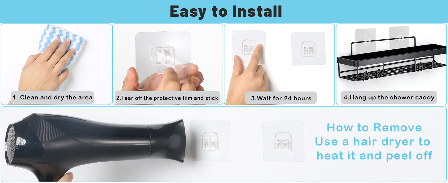 shower adhesive strips