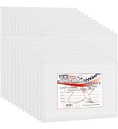 US Art Supply 24-Pack of 8 X 10 inch Professional Artist Quality Acid Free Canvas Panel Boards fo...