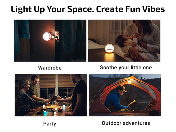 Small camping light for multiple scenarios