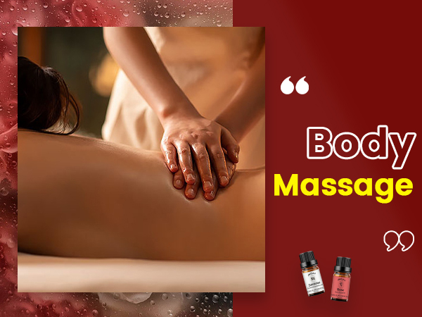 Rose oil for massage Jasmine oil for massage