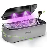 Professional Ultrasonic Jewelry Cleaner - 550ml(19oz) Ring Cleaner with Degas Function, 2 Time Mo...