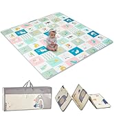 VEVOR Baby Play Mat, 71""x79"" Extra Large Baby Crawling Mat, Non-Slip One-Piece Foam Baby Playma...