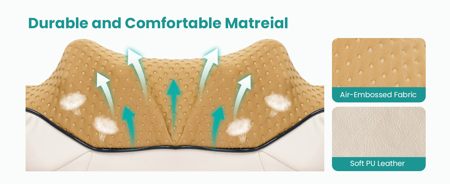 nekteck neck back massager for pain relief deep tissue shoulder massage tool