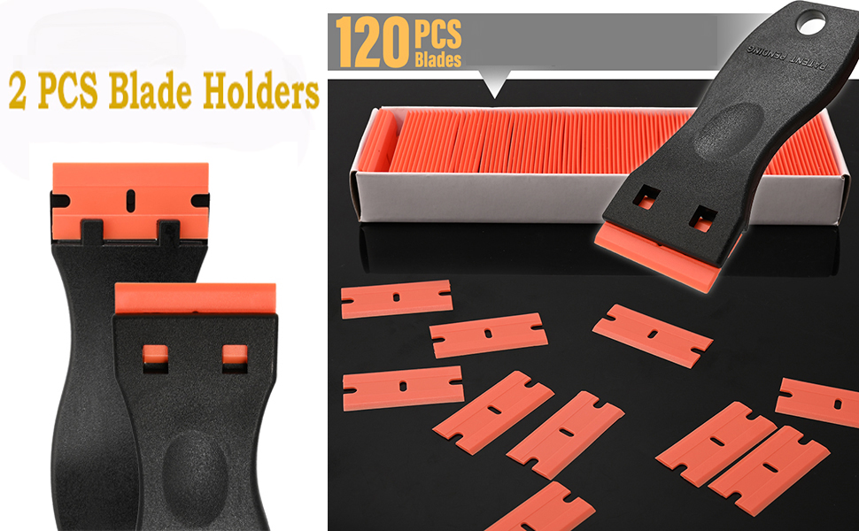 plastic razor blade scraper