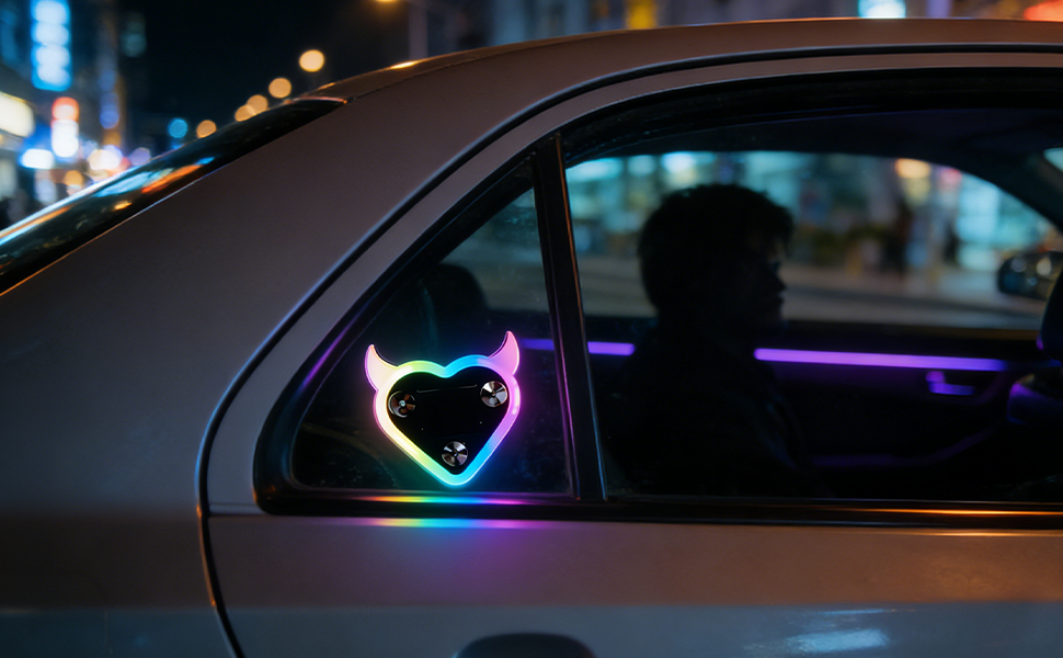 Solar Powered Car LED Ambient Light