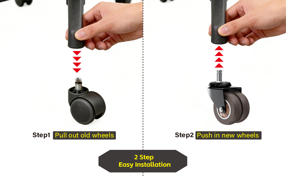 office chair wheels