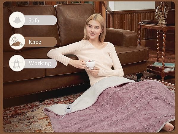 Heated Electric Blanket Heating throw