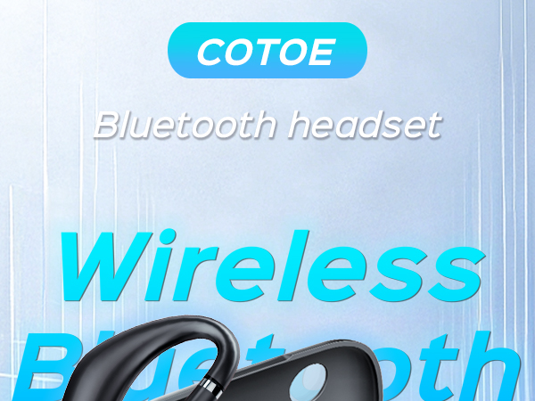 cotoe bluetooth headset with microphone