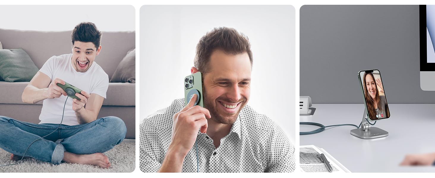 Magnetic Wireless Charger 2-Pack Fast Magsafe Charger Compatible with MagSafe Charger