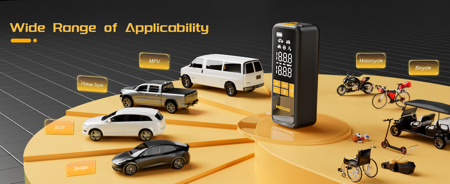 MODARI Tire Inflator Portable Air Compressor