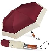 Lejorain Compact Golf Umbrella Large - 54inch Travel Big Portable Automatic Folding Umbrella Wind...