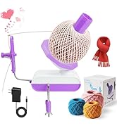 Domigard Yarn Winder, Electric Yarn Ball Winder for Crocheting, 10oz Knit Spinner with Strong Ten...