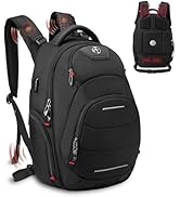 Swissdigital Design Laptop Backpack for Man and Woman, Fits 15.6 Inch Computer Bag with Convenien...