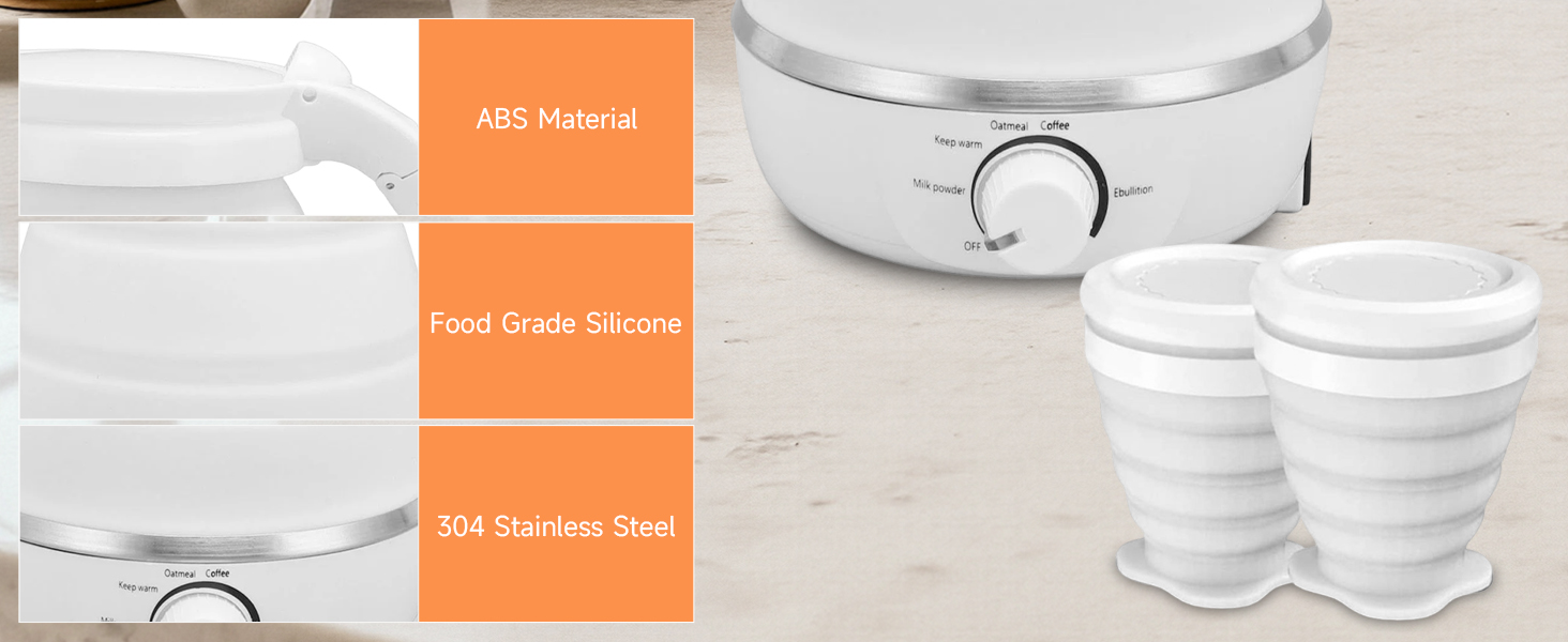 Qivine Collapsible Travel Kettle