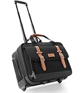 Rolling Laptop Bag, Briefcase for Men and Women, 17 Inch Computer Bag with Wheels Underseat Carry...