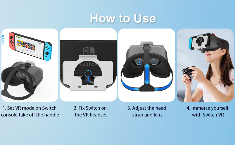 adjustable head strap easy to use One-Step Wearing Method
