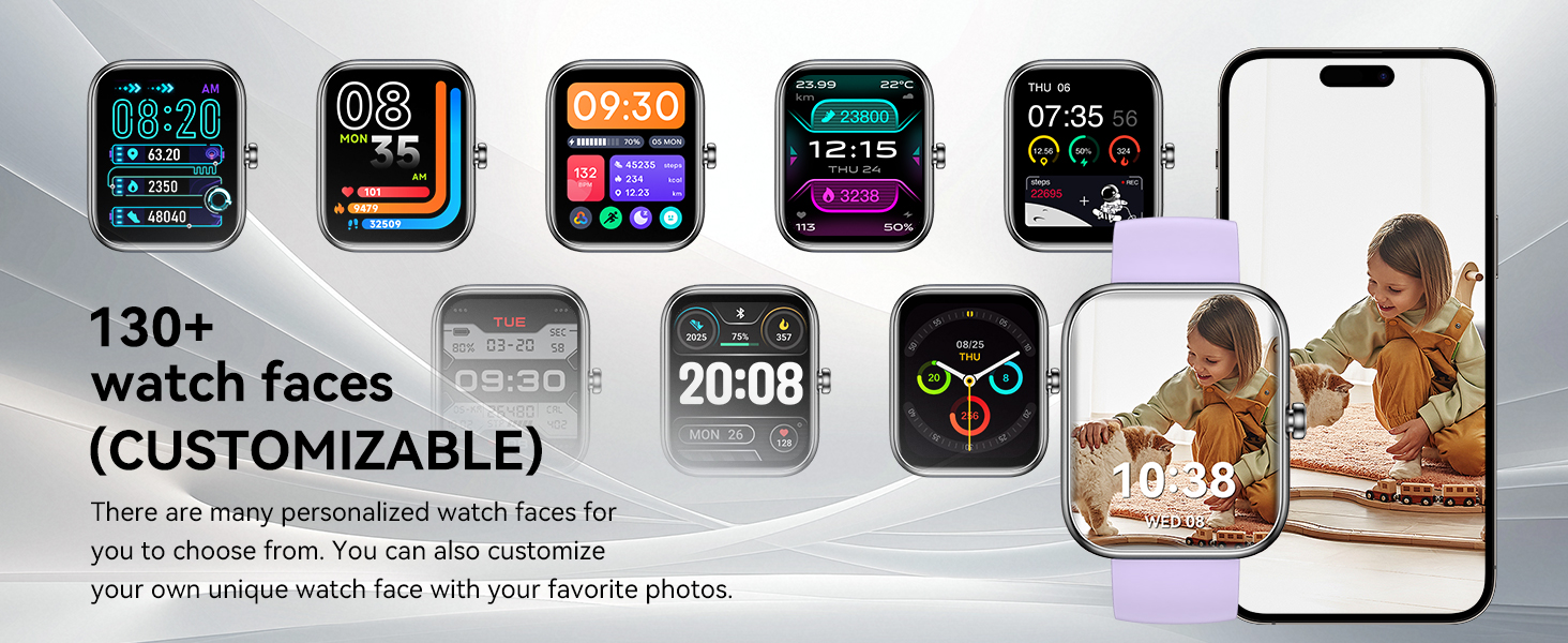 130+ watch faces