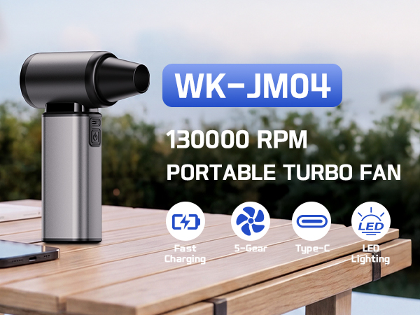 WK-JM04 130000RPM PORTABLE TURBO FAN