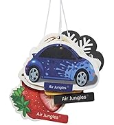 Air Jungles Car Air Fresheners Hanging 6 Count, Variety Car Scents Air Freshener, Natural Essenti...