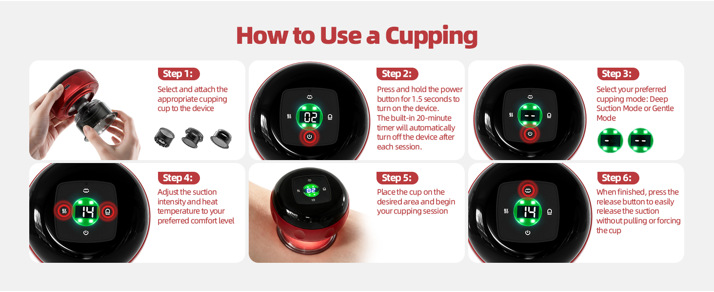 cupping massager cupping kit for massage therapy cupping therapy set cupping kit