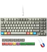 Rapid Trigger Gaming Keyboard,XVX G75 Hall Effect Keyboard Magnetic Switch Adjustable Actuation E...