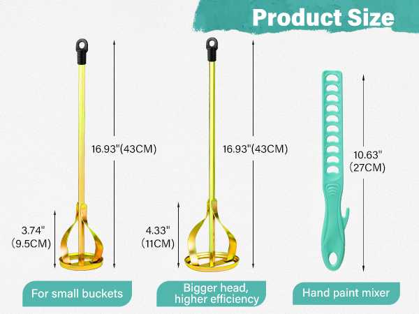 paint mixer for drill