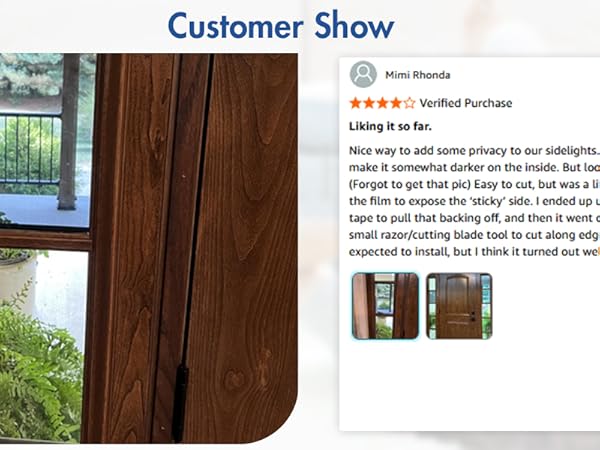 One way privacy Window Film