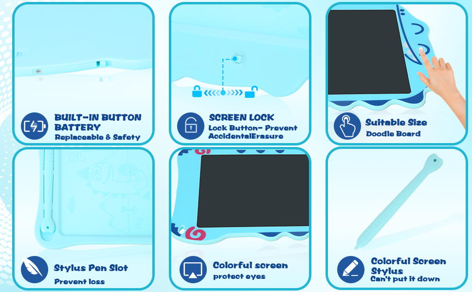 kids writing board erasable