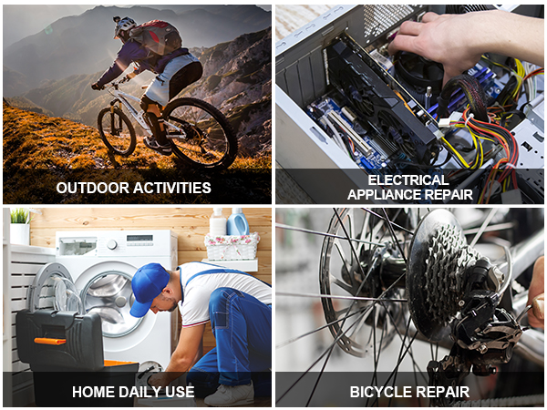 1.Outdoor Activities 2.Home Daily Use 3.Repair 4.Bicycle Repair