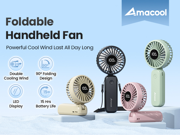 portable handheld fan