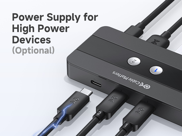 USB C Switch for 2 Computers