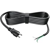 Yubunt 6Feet 12 Gauge 3 Prong Heavy Duty Replacement Power Supply Cord Cable 110V 115V 120V Pigta...